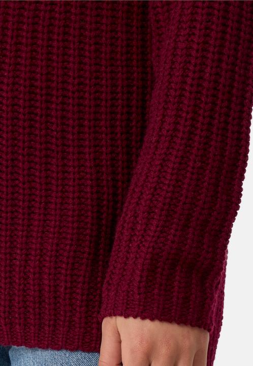 Actual product image Cash-Mere Grobgestrickter Wolle Kaschmir Rundhals Pullover (M)