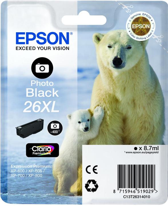 Image du produit Epson 26XL Claria Premium (PBK)