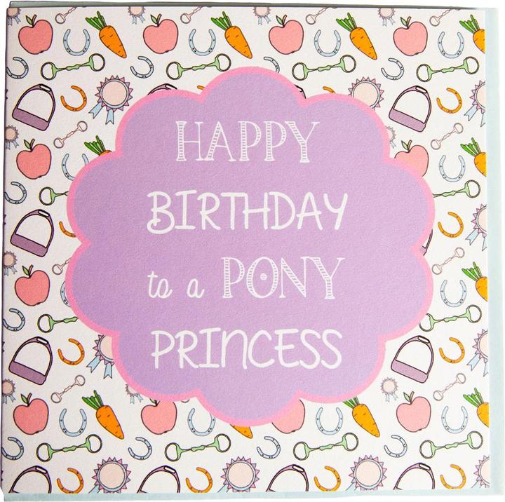 Produktbild Gubblecote Pony Geburtstagskarte Princess