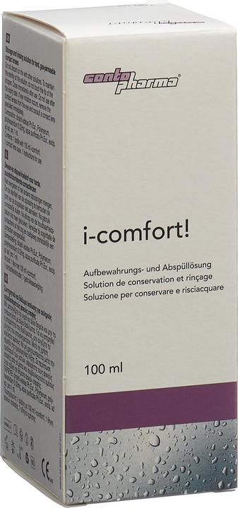 Immagine prodotto Contopharm Soluzione di conservazione e risciacquo i-comfort! i-comfort! (Cura dura delle lenti, 100 ml)