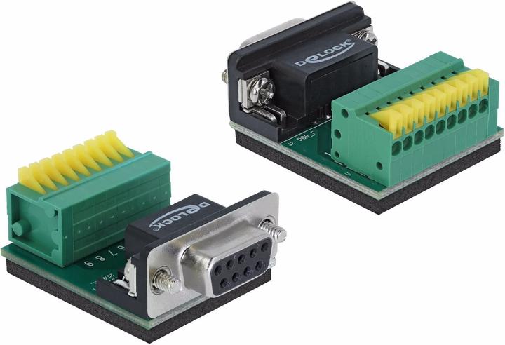 Image du produit Delock Adaptateur Sub-D 9 Pin F Terminalblock 9 Pin 0 cm