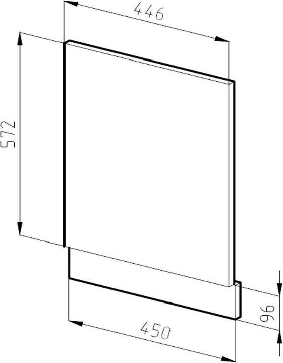 Actual product image Vicco Frontblende R-Line
