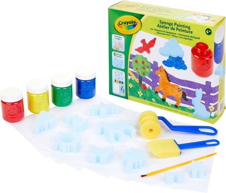 Produktbild Crayola Craft Set Malen mit Schwamm