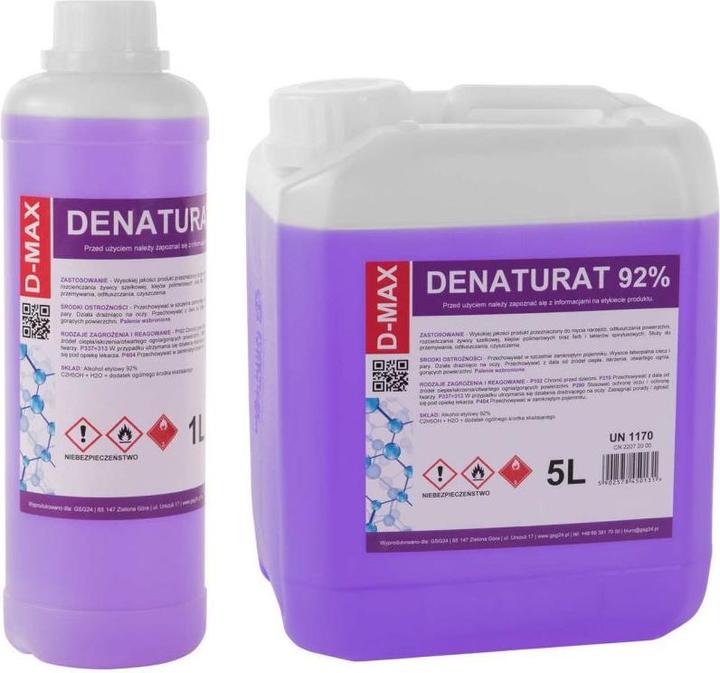 Actual product image Gsg24 Denatured alcohol denatured alcohol D-MAX 1L