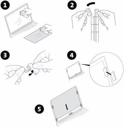 Image du produit Kensington filtre de confidentialité - 2 fois, amovible pour 24". (24", 16 : 10)
