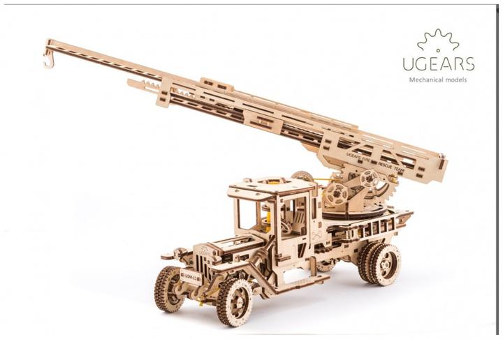 Actual product image Ugears Fire engine