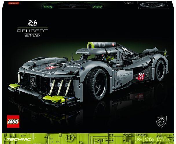 LEGO Peugeot 9X8 24H Le Mans Hybrid Hypercar (42156, LEGO Technic)