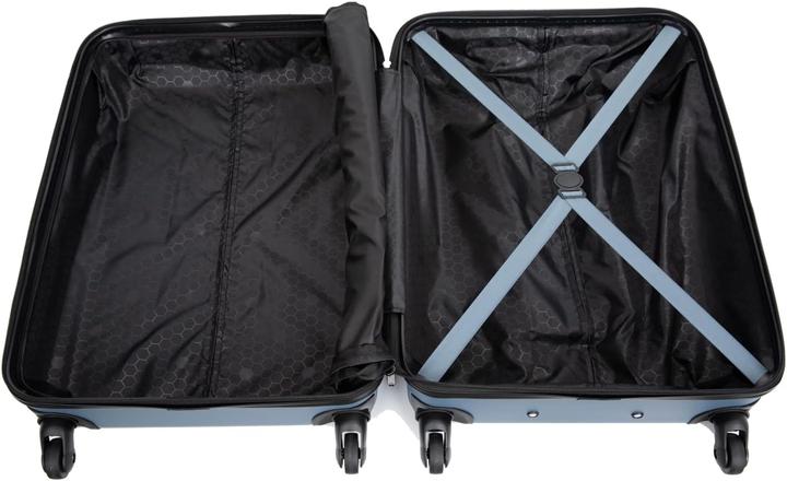Produktbild Travelhouse 3-teiliges Hartschalen-Kofferset (87 l, Handgepäck (bis 50l), M (50 - 90l), L (90 - 115l))