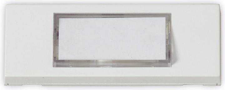 Produktbild Heidemann Klingelplatte weiss 1-reihig unbeleuchtet (Kabelgebunden)