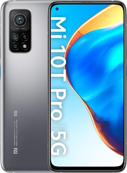 Image du produit Xiaomi Mi 10T Pro (128 Go, Lunar Silver, 6.67", Double SIM, 108 Mpx, 5G)