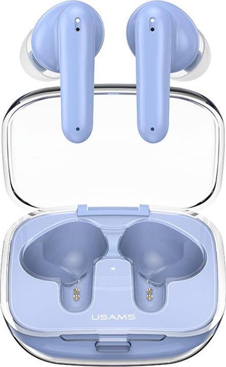 Actual product image Usams US-BE16 Transparent TWS Earbuds -- BE Series BT5.3 (Wireless)