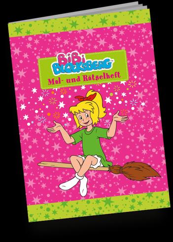 Actual product image DH-Konzept Bibi Blocksberg Party Gift Colouring and Puzzles Booklet