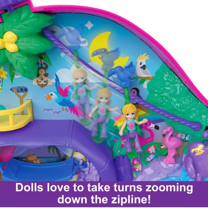 Image du produit Polly Pocket Sloth Family 2-in-1 Purse Compact