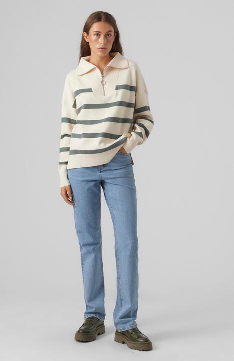 Actual product image Vero Moda High Neck Zipper Blouse (XL)