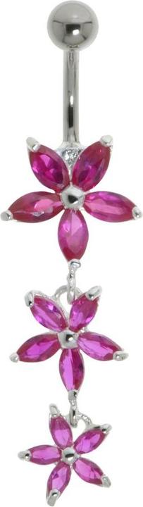 Image du produit Bijouteria Piercing nombril (Acier inoxydable, Argent 925, Cristallin)