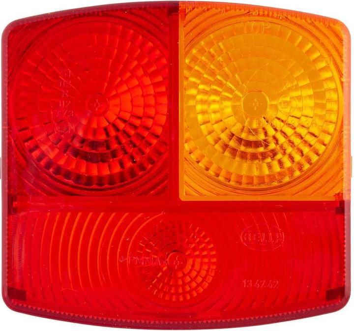 Image du produit Hella 2 Verres de feux arrière droit halogène pour CASE IH JOHN DEERE LINDE (R10W)