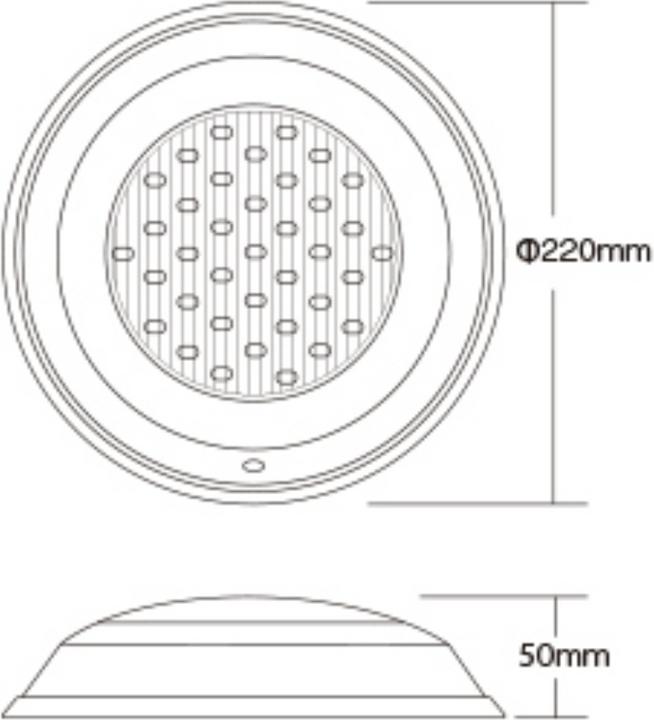 Produktbild Milight 15W Funk LED Poolleuchte RGB+KW/WW 24V (1100 lm, IP68)