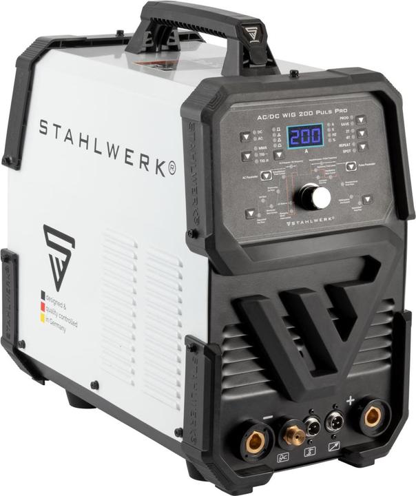 Produktbild Stahlwerk Digitales Schweissgerät AC/DC WIG 200 Puls Pro IGBT Inverter 200A