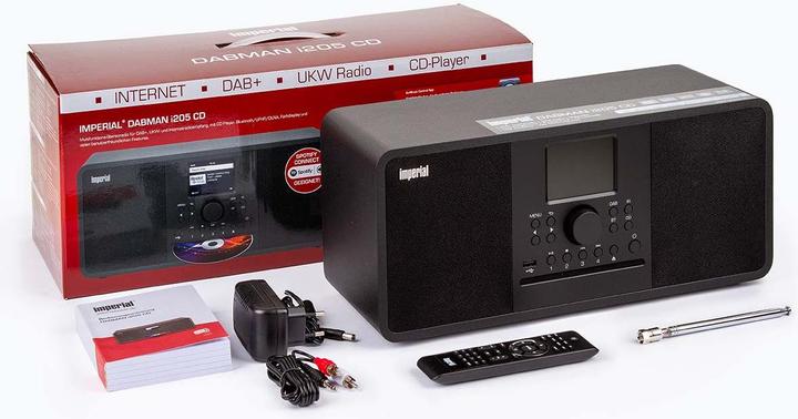 Produktbild Imperial Dabman i205 CD (Internetradio, DAB+, UKW, FM, Bluetooth, WLAN)