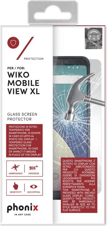 Produktbild Phonix Mobile Glass Screen Protector (1 Stück, Wiko View XL)