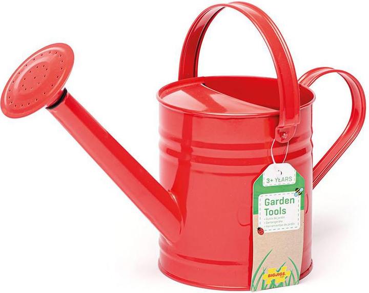 Bigjigs Rote Giesskanne aus Metall