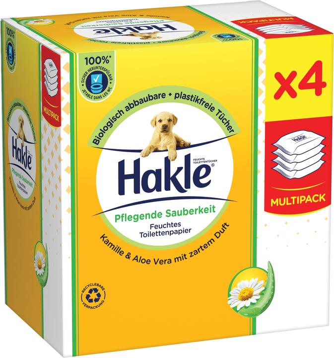 Hakle Pflegende Sauberkeit (168 Stück)