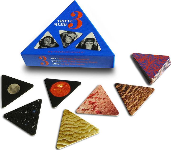 Actual product image THREE. The Triple Memo (German)