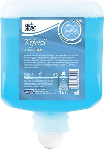 Produktbild deb Schaumseife Nachfüllung Schaum Frisches Obst Blau (Handseife Nachfüllpackung, 1000 ml)