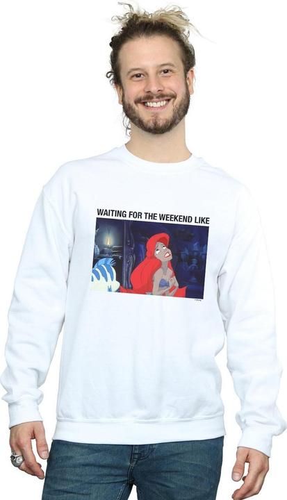 Immagine prodotto Disney The Little Mermaid Waiting For The Weekend Felpa Uomo (4XL)