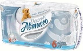 Produktbild Almusso Decorato -Toilettenpapier, Grau, 6 Walzen (Treffer) (6 x)