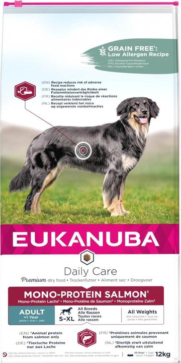 Produktbild Eukanuba Daily Care Adult Monoprotein Lachs (Adult, Senior, 1 Stk., 12000 g)