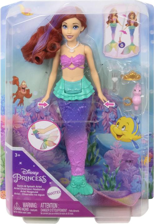 Immagine prodotto Disney Princess Principessa undinėlė Arielė su spalvų keitimo funkcija