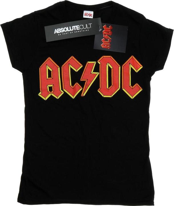 Produktbild AC/DC TShirt mit rotem Logo aus Baumwolle (M)