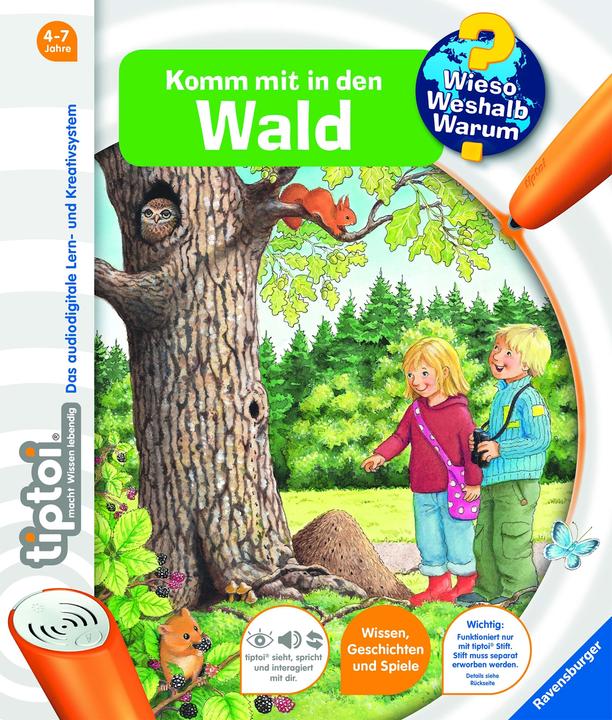 Immagine prodotto tiptoi Vieni nella foresta (Tedesco, Frisona inca, 2011)