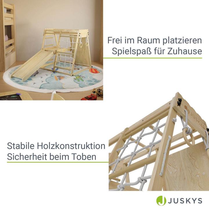 Actual product image Juskys Klettergerüst mit Rutsche