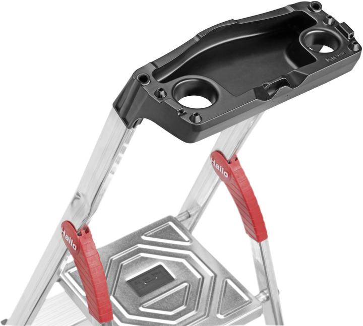 Actual product image Hailo L80 ComfortLine, aluminium safety stepladder, 6 steps (Stepladder, 116 cm)