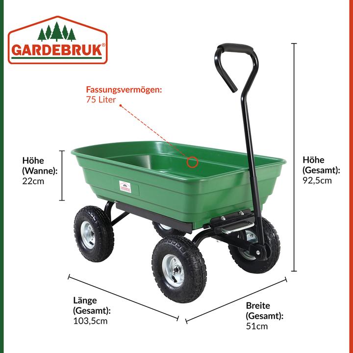 Produktbild Gardebruk Gartenkarre (300 kg)