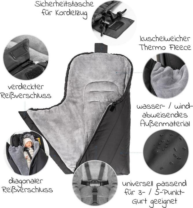 Actual product image Zamboo Winter footmuff deluxe