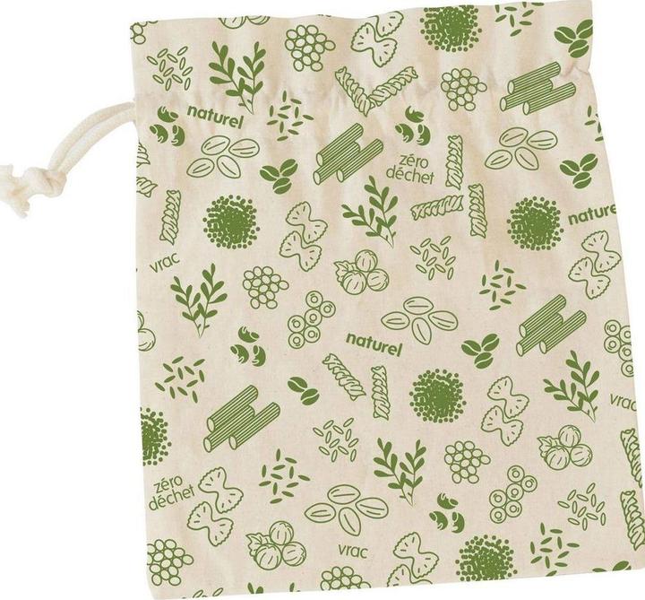 Actual product image Pebbly Organic cotton bag M yellow, 20x25 cm