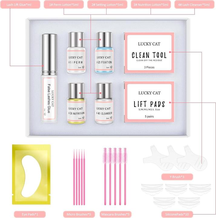 Image du produit Lucky Cat Kit de rasage des cils (Cils artificiels)