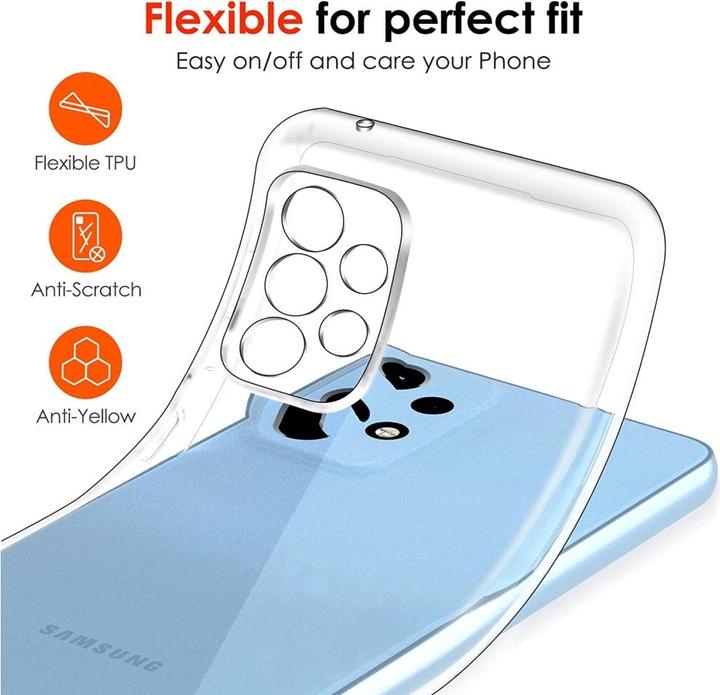 Immagine prodotto Screenguard Custodia trasparente in TPU flessibile (Samsung Galaxy A53 5G)