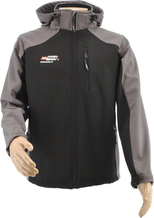 Image du produit Awtools Veste Softshell Sweatshirt T4/ Gris-Noir/ Xxxl (3XL)