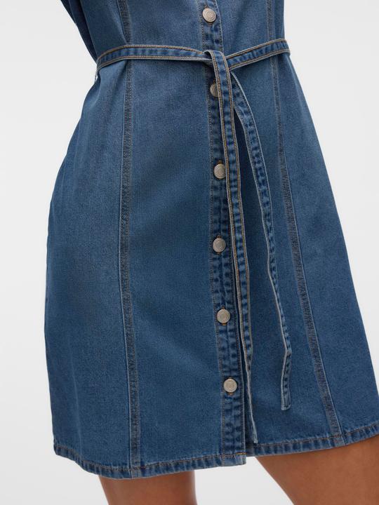 Actual product image Vero Moda Vmjanet Ss V-Neck Short Denim Dress Noos (XS)