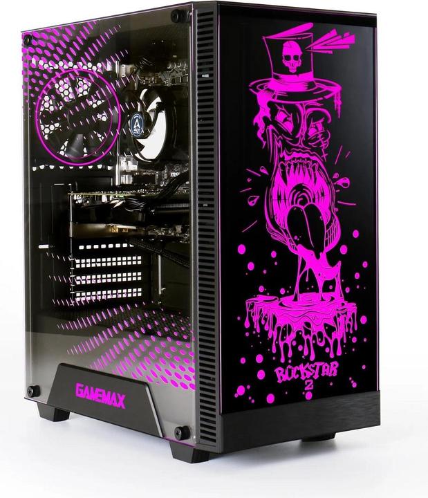 Image du produit Hyrican Gamemax Rockstar 6736 Ryzen 5 5600G 16GB 2TB SSD Radeon Graphics (AMD Ryzen 5 5600G, 16 Go, 2000 Go, AMD Radeon Graphics)