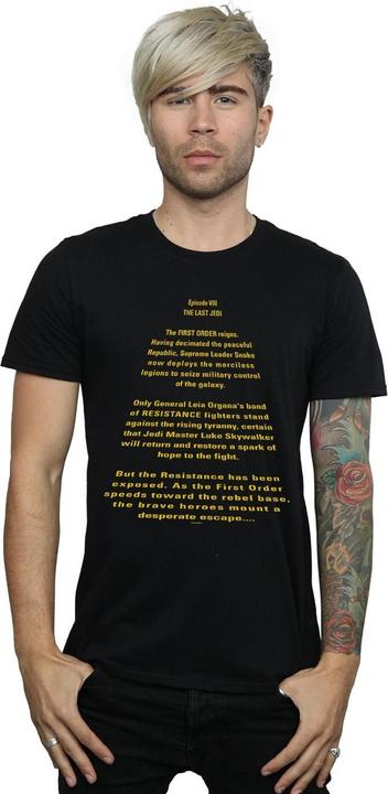 Image du produit Star Wars - T-shirt THE LAST JEDI OPENING CRAWL - Homme (M)