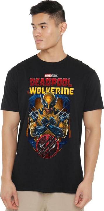 Actual product image Deadpool & Wolverine Mens Wolverine Torn T-Shirt (S)