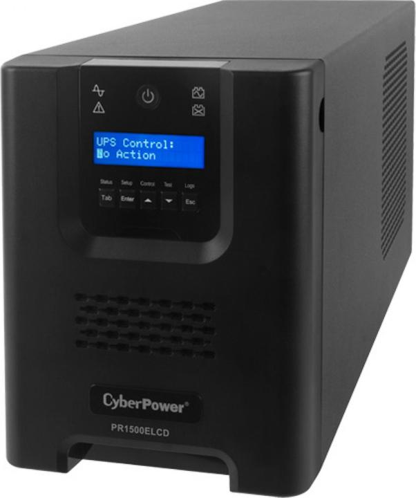 Immagine prodotto Cyberpower PR1500ELCD Line-Interactive 1500VA/1350W Sinsuwelle AVR LCD Output(8) IEC RS232 USB HID EPO SNM... (1500 VA, 1350 W, Interattivo linea UPS)