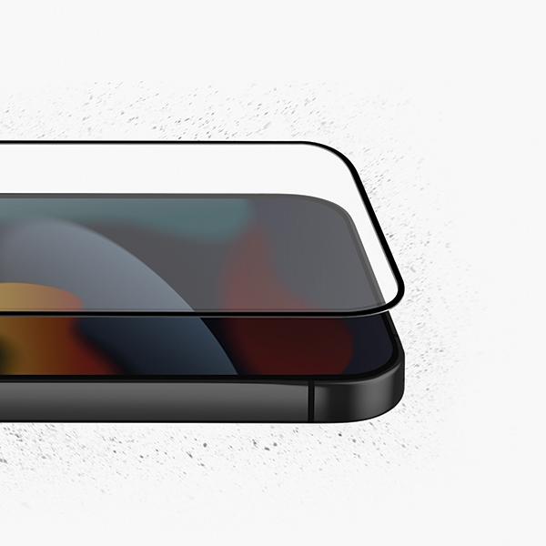 Actual product image Uniq Optix Matte iPhone 14 6.1" matowe szkło hartowane z aplikatorem (1 Piece, Apple iPhone 14, Apple iPhone 13 Pro, Apple iPhone 13)