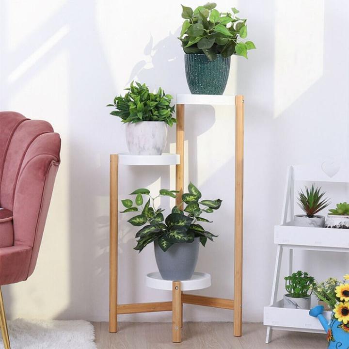 Produktbild Hermex Blumenständer Pflanzen Ständer Regal Halter Treppe Gestell Blumentisch