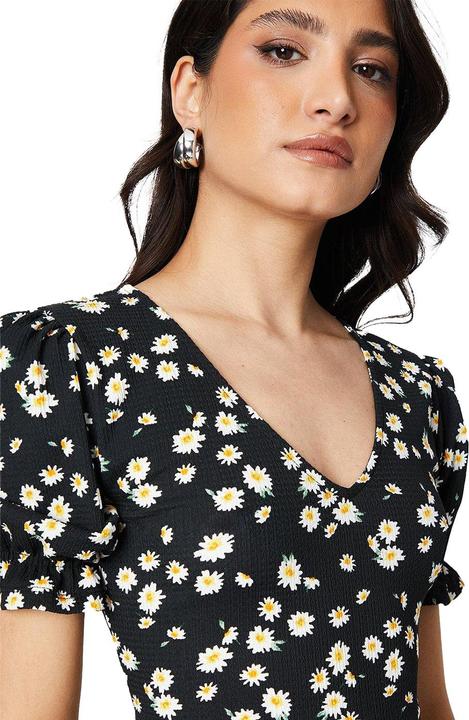 Image du produit Dorothy Perkins Mini robe à manches courtes et col V Daisy Womens/Ladies (34 D)